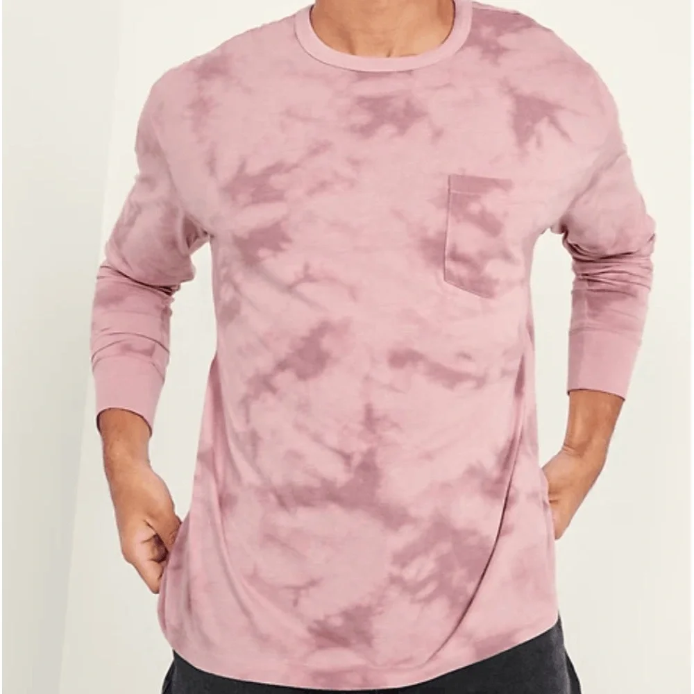 Old Navy Vintage Tie-Dye Gender-Neutral Long-Sleeve T-Shirt‎ for Adults